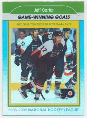 2009-10 O-PEE-CHEE - JEFF CARTER #SL9 STAT LEADERS