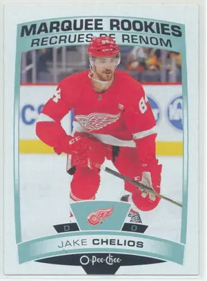 2019-20 O-PEE-CHEE - JAKE CHELIOS #517 MARQUEE ROOKIES