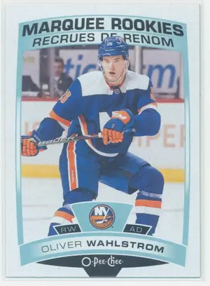 2019-20 O-PEE-CHEE - OLIVER WAHLSTROM #615 MARQUEE ROOKIES