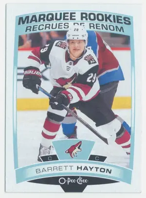 2019-20 O-PEE-CHEE - BARRETT HAYTON #627 MARQUEE ROOKIES