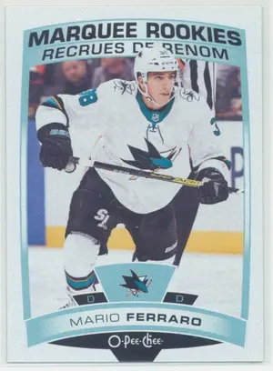 2019-20 O-PEE-CHEE - MARIO FERRARO #638 MARQUEE ROOKIES
