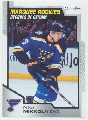 2020-21 O-PEE-CHEE - NIKO MIKKOLA #624 MARQUEE ROOKIES