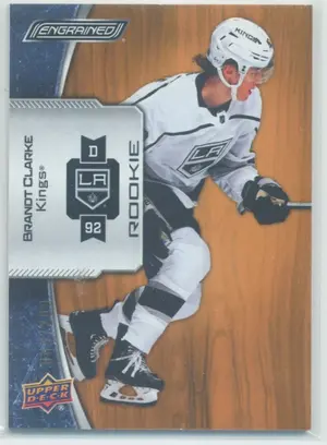 2023-24 Upper Deck Engrained Brandt Clarke Rookie Oak #178 9/299