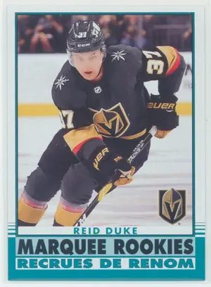 2020-21 O-PEE-CHEE - REID DUKE #621 MARQUEE ROOKIES RETRO