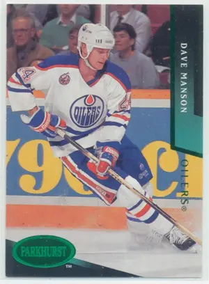 1993-94 PARKHURST - DAVE MANSON #335 EMERALD ICE