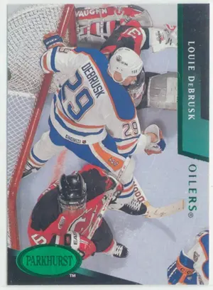 1993-94 PARKHURST - LOUIE DeBRUSK #337 EMERALD ICE