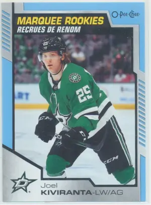 2020-21 O-PEE-CHEE - JOEL KIVIRANTA #612 MARQUEE ROOKIES BLUE
