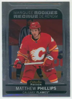 2021-22 O-PEE-CHEE PLATINUM - MATTHEW PHILLIPS #216 MARQUEE ROOKIES