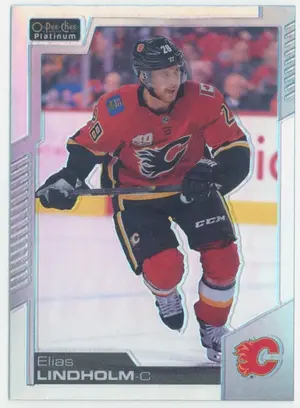 2020-21 O-PEE-CHEE PLATINUM - ELIAS LINDHOLM #89 RAINBOW