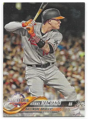2018 Topps Update Vintage Stock #US253 Manny Machado (62/99)