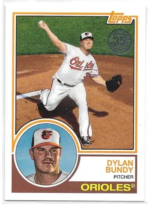 2018 Topps Update 1983 Topps #83-35 Dylan Bundy