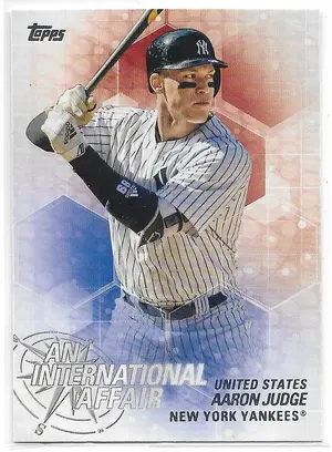 2018 Topps Update An International Affair #IA-39 Aaron Judge