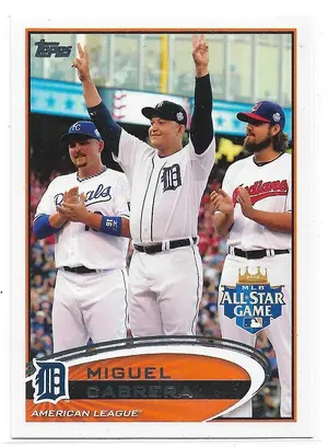 2012 Topps Update #US246 Miguel Cabrera (All-Star Game)