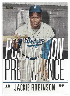 2018 Topps Update Postseason Preeminence #PO-27 Jackie Robinson