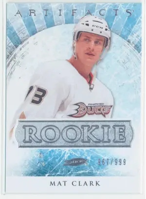 2012-13 ARTIFACTS - MAT CLARK #151 ROOKIE 967/999