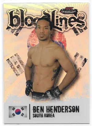 2012 Finest UFC Bloodlines #BL-BH Ben Henderson