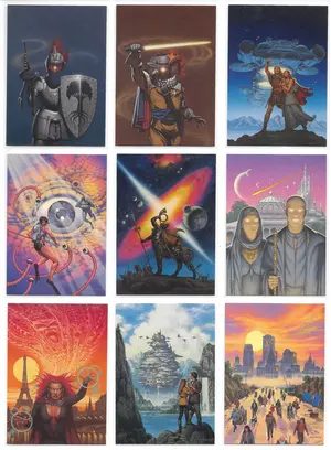1995 FPG David Mattingly Fantasy Art Cards - Complete 90-card Set