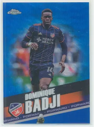 2022 Topps Chrome MLS - Dominique Badji #73 Blue Wave Refractor Parallel 131/199