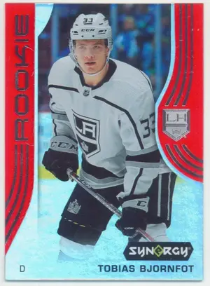 2019-20 SYNERGY - TOBIAS BJORNFOT #89 ROOKIE RED