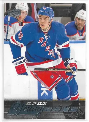 2015-16 Upper Deck #474 Brady Skjei RC (Young Guns)