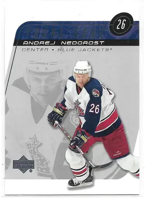 2002-03 Upper Deck #203 Andrej Nedorost (Young Guns)