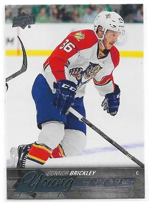 2015-16 Upper Deck #249 Connor Brickley RC (Young Guns)