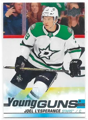 2019-20 Upper Deck #217 Joel L'Esperance RC (Young Guns)