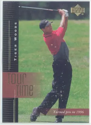 2001 Upper Deck - Tiger Woods #176 Tour Time