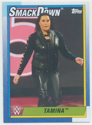 2021 Topps Heritage WWE - Tamina #75