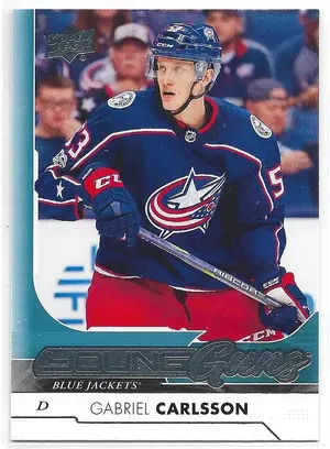2017-18 Upper Deck #215 Gabriel Carlsson RC (Young Guns)