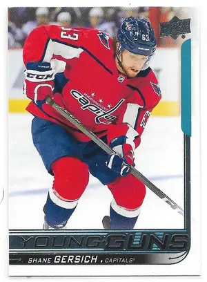 2018-19 Upper Deck #209 Shane Gersich RC (Young Guns)