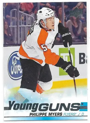 2019-20 Upper Deck #221 Philippe Myers RC (Young Guns)