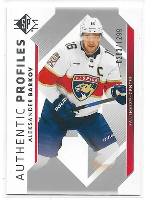 2023-24 SP Authentic Profiles #AP-14 Aleksander Barkov (0263/1299)