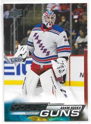 2022-23 Upper Deck #492 Adam Huska RC (Young Guns)