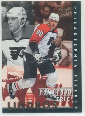 1995-96 FLEER ULTRA - ERIC LINDROS #4 PREMIER PIVOT