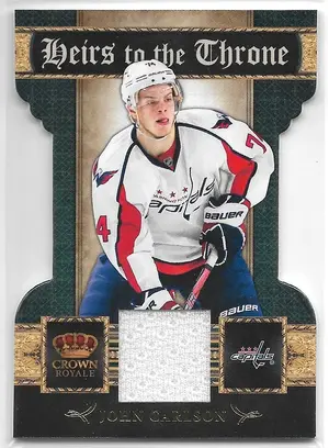 2011-12 Crown Royale Heirs to the Throne Materials #7 John Carlson