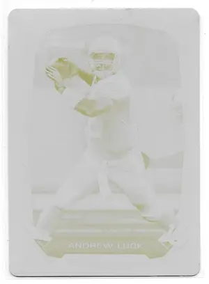 2013 Bowman Printing Plate Yellow #20 Andrew Luck (1/1)