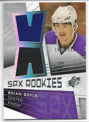 2008-09 SPx #152 Brian Boyle RC (1017/1299)