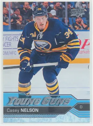 2016-17 UPPER DECK - CASEY NELSON #462 YOUNG GUNS