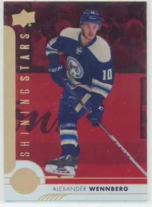 2017-18 UPPER DECK - ALEXANDER WENNBERG #SSC-2 SHINING STARS RED