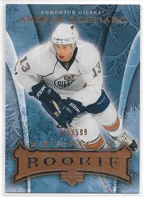 2007-08 Artifacts #232 Andrew Cogliano RC (011/599)