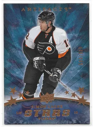 2008-09 Artifacts #163 Simon Gagne (Stars) (593/999)