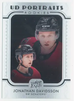 2019-20 UPPER DECK - JONATHAN DAVIDSSON #P-72 UD PORTRAITS