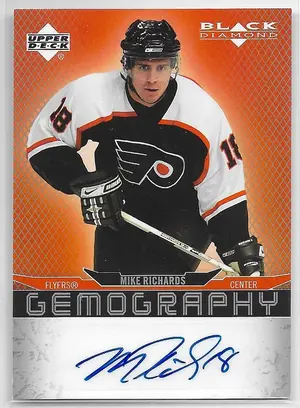 2007-08 Black Diamond Gemography #G-MI Mike Richards