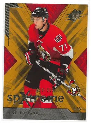 2007-08 SPx SPXtreme #X68 Nick Foligno (518/999)