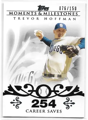 2008 Topps Moments & Milestones #32 Trevor Hoffman (076/150)