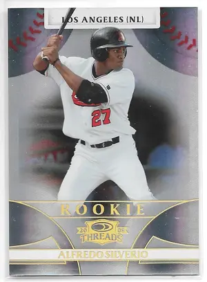 2008 Donruss Threads Century Proof Gold #126 Alfredo Silverio (29/50)
