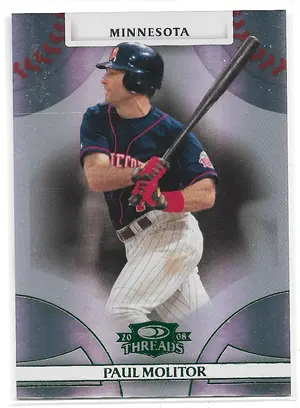 2008 Donruss Threads Century Proof Green #31 Paul Molitor (121/250)