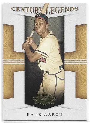 2008 Donruss Threads Century Legends #CL-3 Hank Aaron