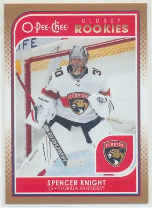 2021-22 UPPER DECK - SPENCER KNIGHT #R-1 O-PEE-CHEE GLOSSY ROOKIES BRONZE